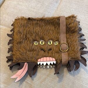 Monster book of monsters Harry Potter book or small tablet bag